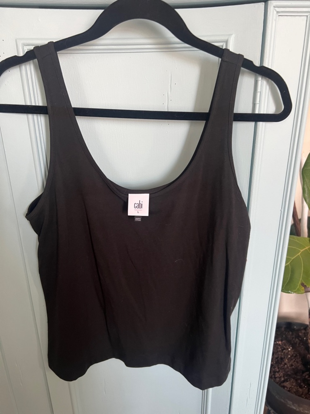CAbi Black Scoop Tank — Everyday Essential